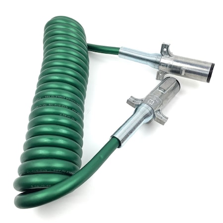 Tectran Powercoil - Abs - Green - 15 Ft-2 12 Leads - 4/12 2/10 1/8 - Sg 37268